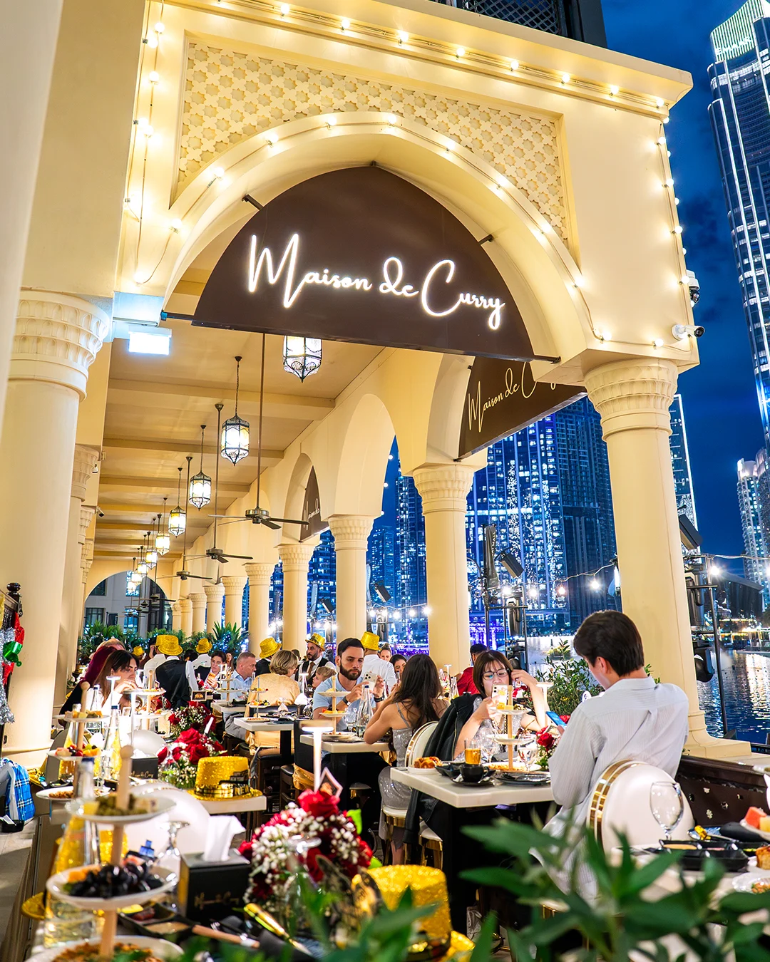 Restaurant in Dubai -- Maison De Curry | Restaurant with the best views of Burj Khalifa & Dubai Fountains