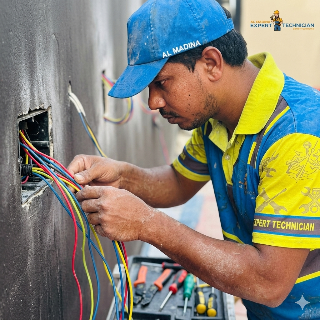 Electrician in Dubai -- Al Madina Expert Technician - 24/7 Electrician in dubai