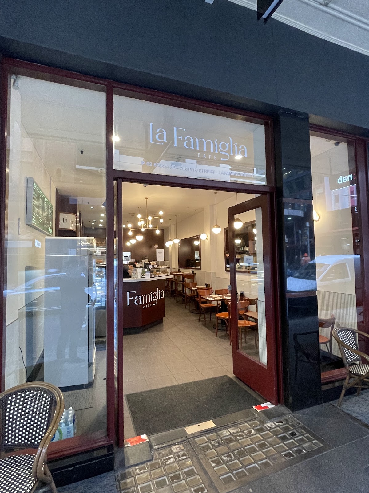 Cafe in Sydney -- La Famiglia Cafe
