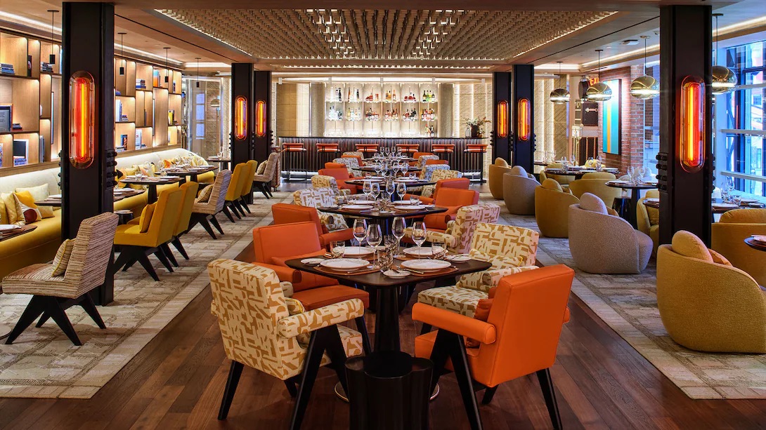 Cafe in New York -- Le Café Louis Vuitton NYC