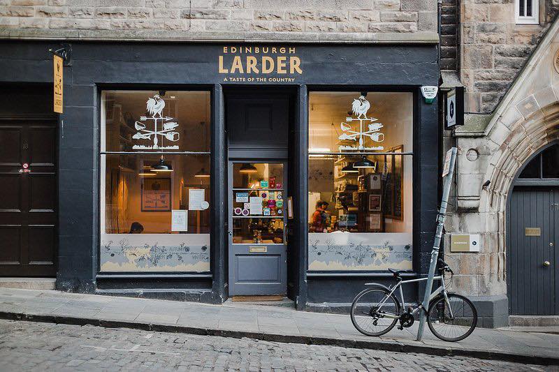 Cafe in Edinburgh -- The Edinburgh Larder - Blackfriars Street